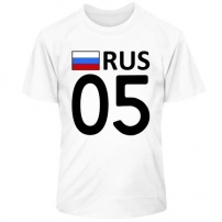 Детская футболка Республика Дагестан (05). Термо. XS (11-12 лет). Белая.