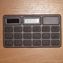 Калькулятор-шоколадка размер 11,2*6,3 см