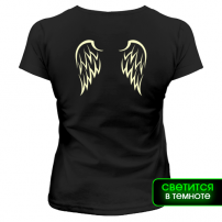 Женская футболка Glowing Wings