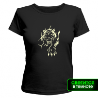 Женская футболка Пантера (2)