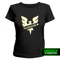 Женская футболка Tecktonik light