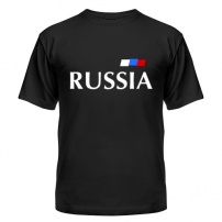 Мужская футболка Сборная России по футболу (чёрная) M (46-48)
