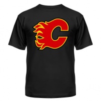 Мужская футболка Calgary Flames McDonald (чёрная) M (46-48)