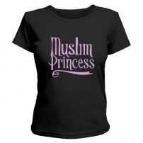 Женская футболка Muslim Princess (чёрная) S (44-46)