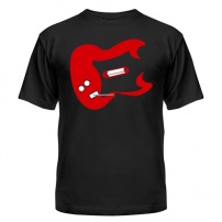 Мужская футболка Guitar Hero гитара L (48-50)