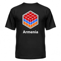 Мужская футболка Кубик – Армения (2) XXL (52-54)
