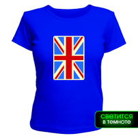 Женская футболка Британский флаг (English)