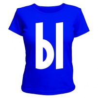 футболка женская короткий рукав (синяя) XL (50-52) 