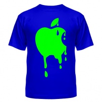 Мужская футболка Кислотное яблоко 4XL