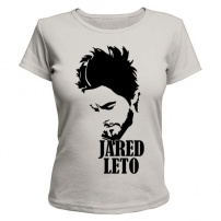 Женская футболка Jared Leto (белая) L (48-50)