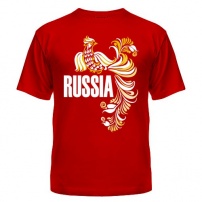 Мужская футболка Россия XXL (52-54)