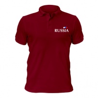 Мужская футболка поло Сборная России по футболу XXL (52-54)