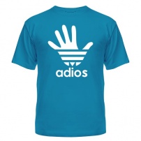 Мужская футболка Adios XL (50-52)