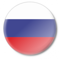 Значок Флаг - Россия