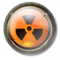 Значок малый Радиоактивная опасность