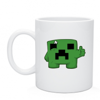 Кружка minecraft green