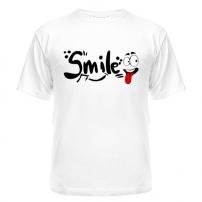 Мужская футболка Улыбка (smile) L (48-50)