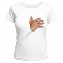 Женская футболка Man hand on tits XXL (52-54)