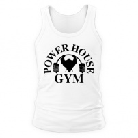 Мужская майка Power House Gym (белая) L (48-50)
