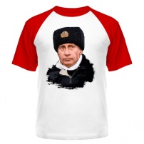 Мужская футболка реглан Путин XXL (52-54)
