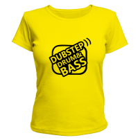 Женская футболка Dubstep drum and bass