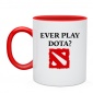 Кружка двухцветная Ever play dota