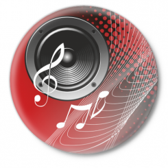 Значок малый music