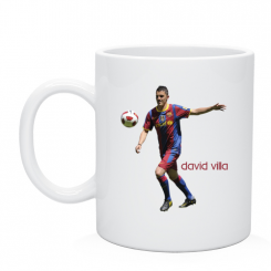 Кружка David Villa - Barcelona